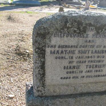 LAMBRECHTS Maatjie Smit -1943 :: TOERIEN Marie -1943