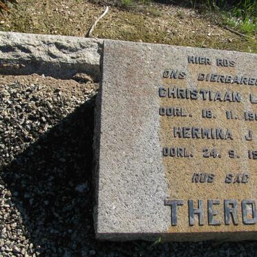 THERON Christiaan L. -1950 &amp; Hermina J. -1961