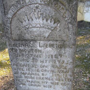 LIEBENBERG Helena S. nee MOUTON 1869-1935 :: LIEBENBERG Jurgens Jacobus 1884-1943