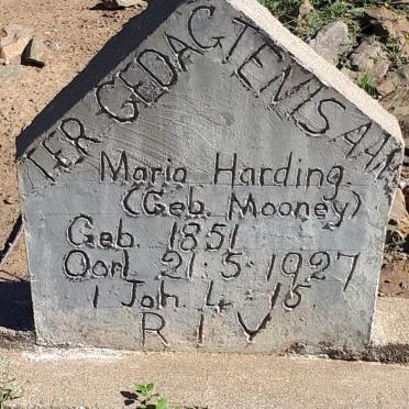 HARDING Maria nee MOONEY 1851-1927