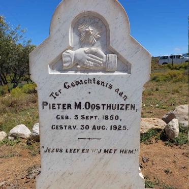 OOSTHUIZEN Pieter M. 1850-1925