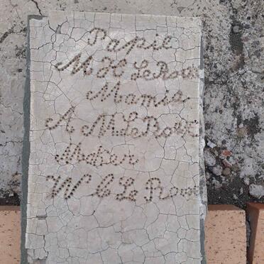 ROUX M.H., le &amp; A.M.