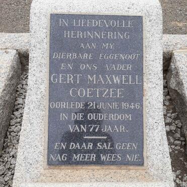 COETZEE Gert Maxwell -1946
