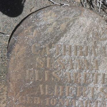 ALBERTS Catharina Susanna Elisabeth 1882-1885