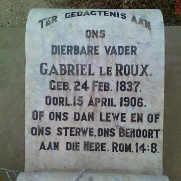 ROUX Gabriel, le 1837-1906