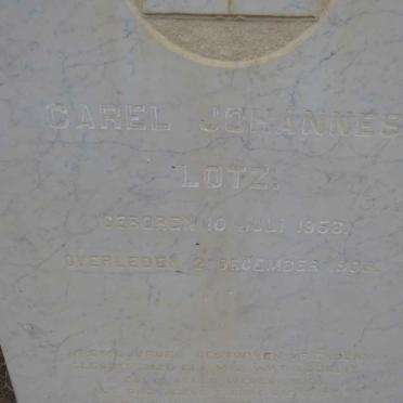 LOTZ Carel Johannes 1858-1906
