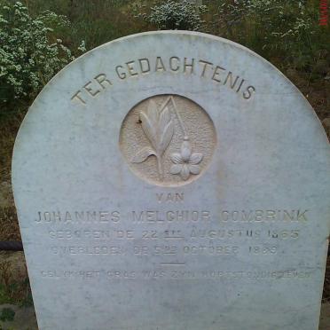 COMBRINK Johannes Melchior 1865-1889