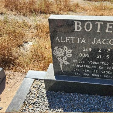 BOTES Aletta Jacomina 1924-1998