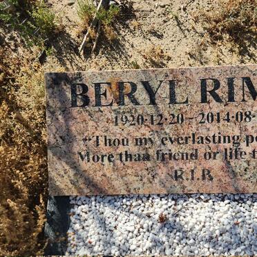 RIMES Beryl 1920-2014