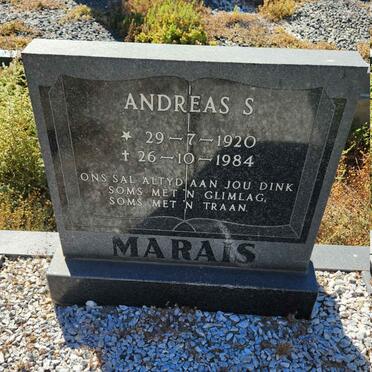 MARAIS Andreas S. 1920-1985