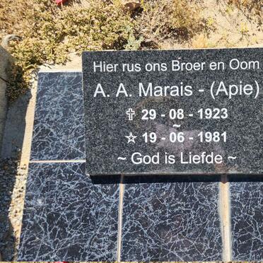 MARAIS A.A. 1923-1981