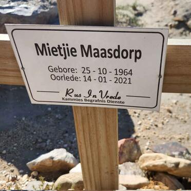 MAASDORP Mietjie 1964-2021