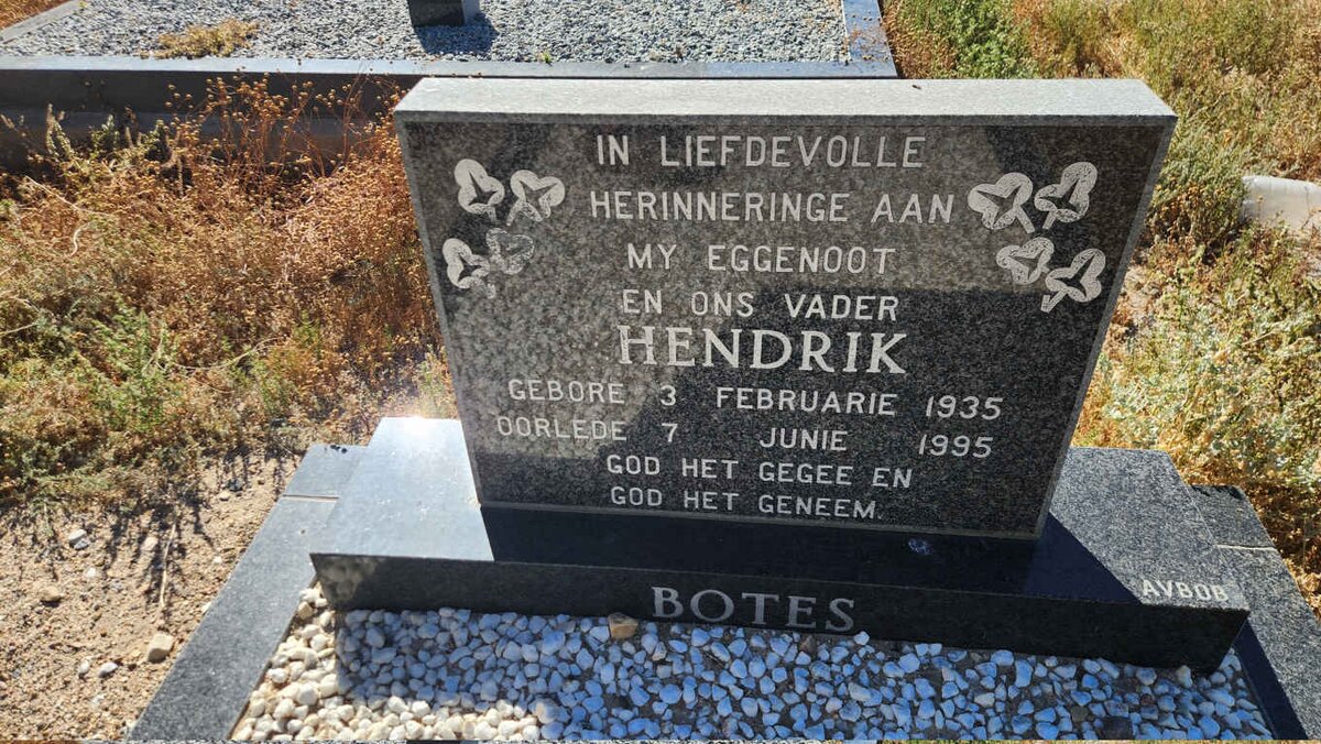 BOTES Hendrik 1935-1995