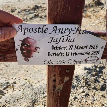 JAFTHA  Anry H 1960-2021