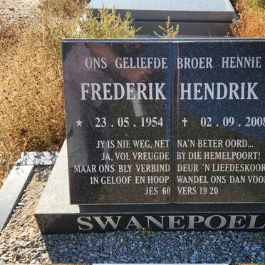 SWANEPOEL Frederik Hendrik 1954-2008