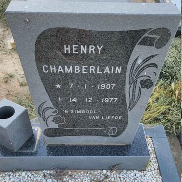 CHAMBERLAIN Henry 1907-1977