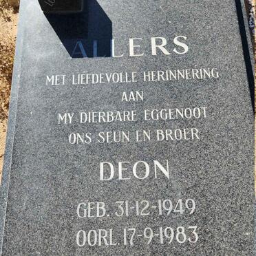 ALLERS Deon 1949-1983