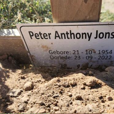 JONSSON Peter Anthony 1954-2022