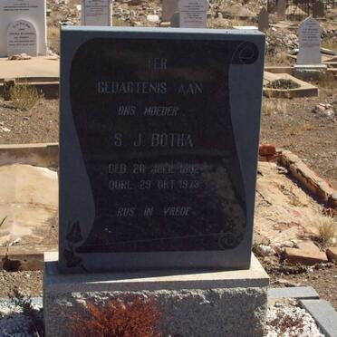 BOTHA S.J. 1892-1973