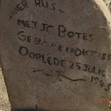 BOTES J.C. 1852-1945