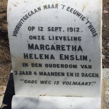 ENSLIN Margaretha Helena ENSLIN -1912