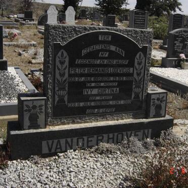 HOVEN Pieter Hermanus Lodevicus, van der 1885-1959 &amp; Ivy Curtina PEARCE 1901-1980