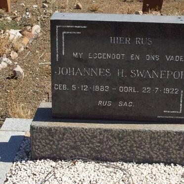 SWANEPOEL Johannes H. 1883-1922