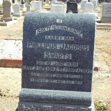 SWARTS Phillipus Jacobus 1888-1942
