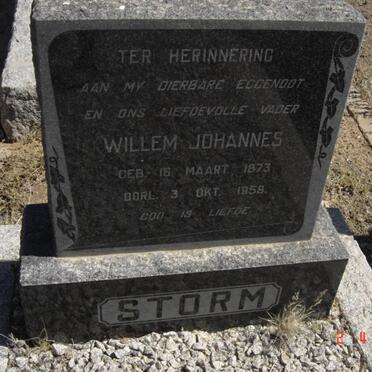 STORM Willem Johannes 1873-1958