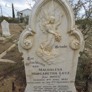 LOTZ Magdalena Margaretha nee BOTES 1842-1913