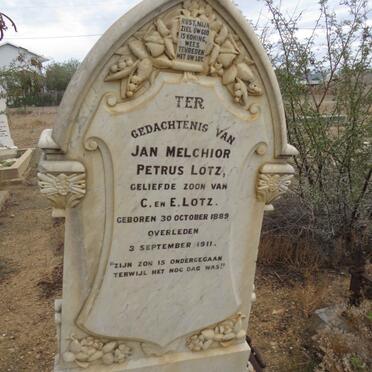LOTZ Jan Melchior Petrus 1889-1911