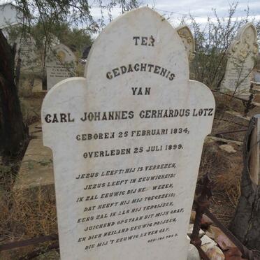 LOTZ Carl Johannes Gerhardus 1834-1899