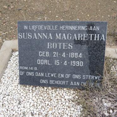 BOTES Susanna Magaretha 1884-1990