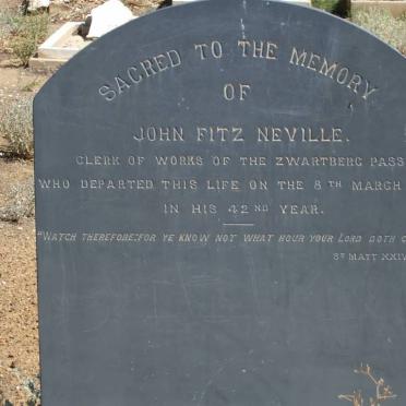 NEVILLE John Fitz -1888