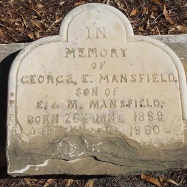 MANSFIELD George E. 1889-1890