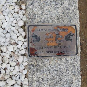 NOTLEY Hector Milo 1941-2009