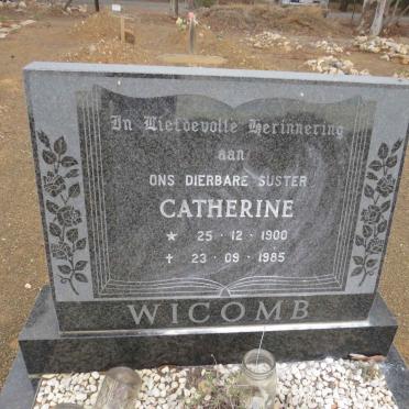 WICOMB Catherine 1900-1985