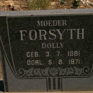 FORSYTH Dolly 1881-1971