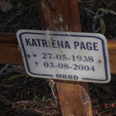 PAGE Katriena 1938-2004