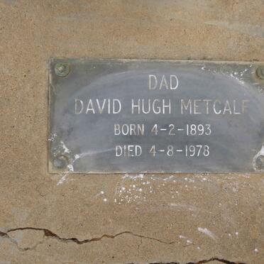 METCALF David Hugh 1893-1978