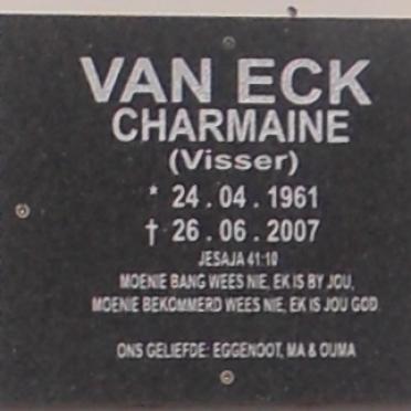 ECK Charmaine, van nee VISSER 1961-2007