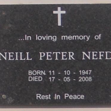 NEFDT Neill Peter 1947- 2008