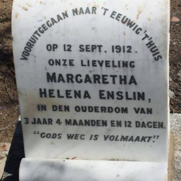 ENSLIN Margaretha Helena ENSLIN -1912