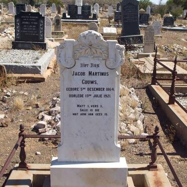GOUWS Jacob Martinus 1864-1921