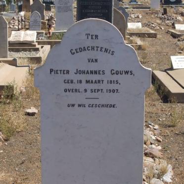 GOUWS Pieter Johannes 1815-1907