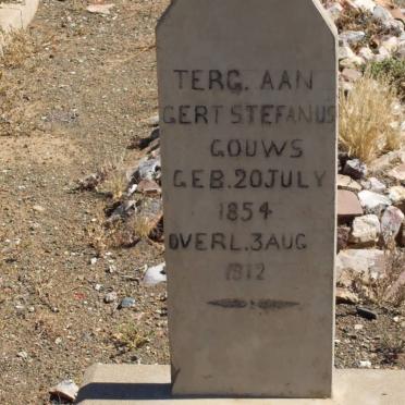 GOUWS Gert Stefanus 1854-1912
