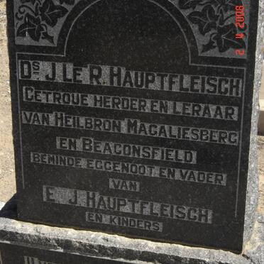 HAUPTFLEISCH J.Le R.