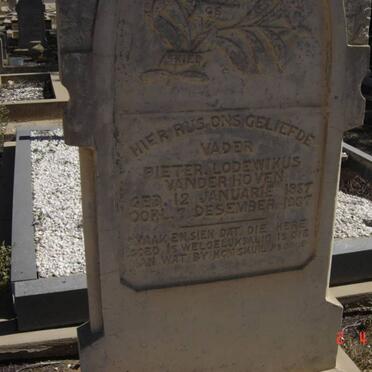 HOVEN Pieter Lodewikus, van der 1837-1937