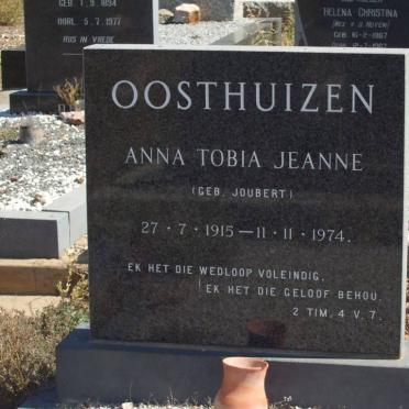 OOSTHUIZEN Anna Tobia Jeanne nee JOUBERT 1915-1974