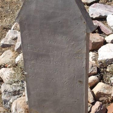 ROSSOUW Elsie Dorothea Maryna 1839-1910